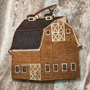 Rustic Brown Barn Hot Plate